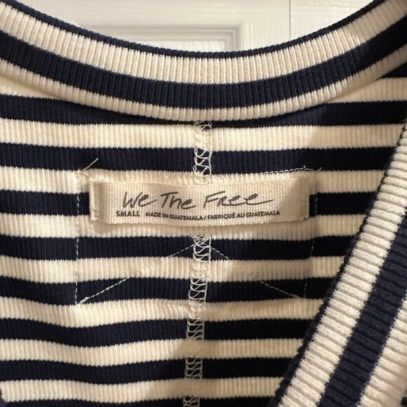 Small Free People Kate Striped Top - Picture 4 of 5